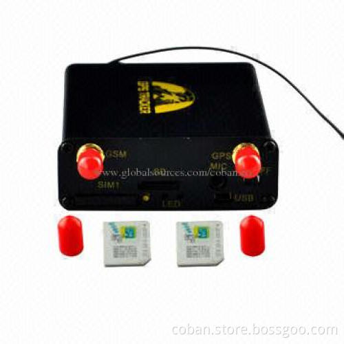 GPS Tracker, Supports Fuel, Temperature Sensor, Dual-SIM Card